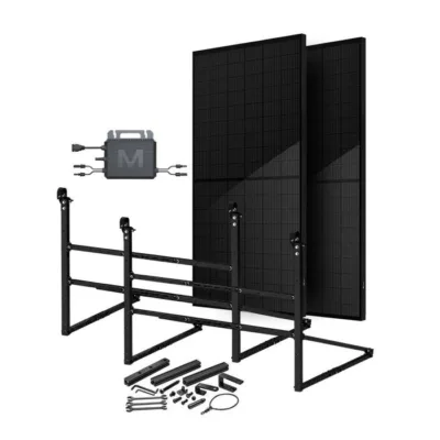 Plug and Play Solar Kit – 800W Bifacial, 2 x 460W (920W) Panels + Marstek Microinverter